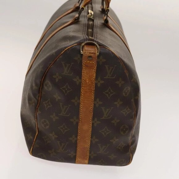 LOUIS VUITTON Monogram Keepall Bandouliere 45 Boston Bag M41418 LV Auth 137951 - Picture 6 of 16